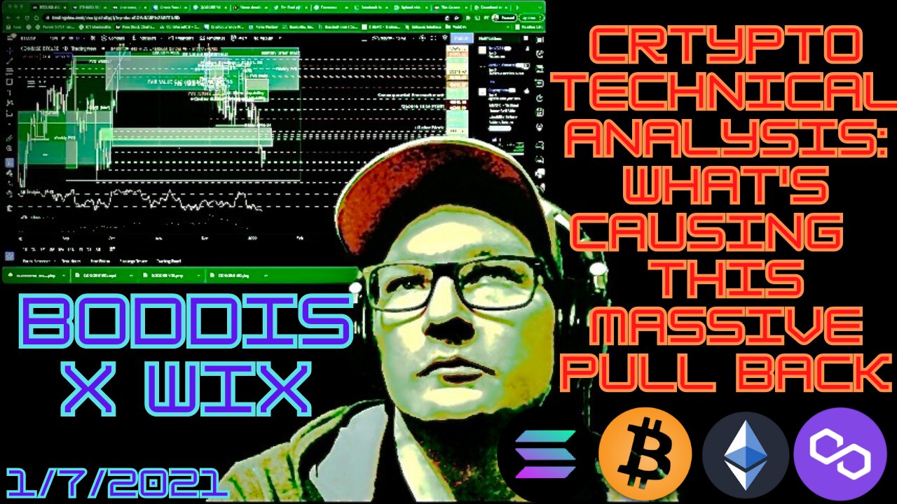 Technical Analysis Series - Why Such Pullback? #ETH #BTC #MATIC #SOL #DOT deep dives with #Hopium