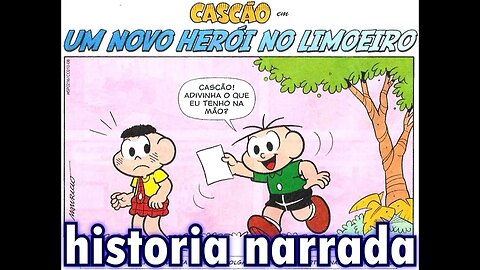 Cascão em-Um novo herói no limoeiro | Gibis do Rapha