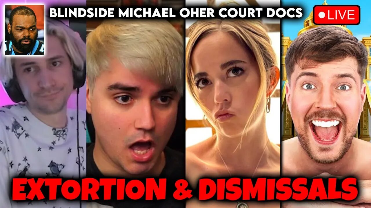 XQC Talks Extortion Maya Higa CrazySlick want Lawsuit Dismissed MrBeast $100 Million Lawsuit.