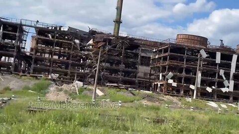 Journey through a fraction of the Azovstal steel plant in Mariupol