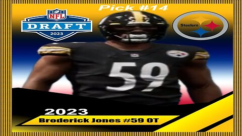 Madden 23 Broderick Jones NFL Draft 23 Creation