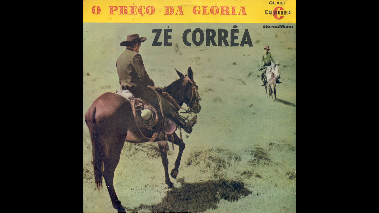 ZÉ CORRÊA - MALE INSTRUMENTAL SOLO - THE PRICE OF GLORIA - LP 1971 - INSTRUMENTAL