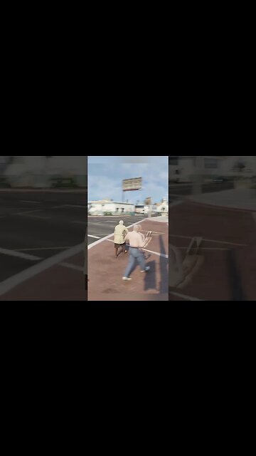 GRANDMA HIT BY CAR! GTA RP 😂 | #shorts