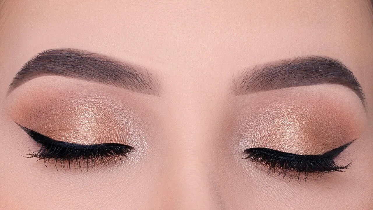 Golden Everyday Eye Makeup Tutorial For Work / School / Any Occasion