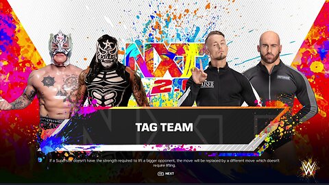 WWE 2k24 Pentagon Jr & Rey Fenix vs Imperium