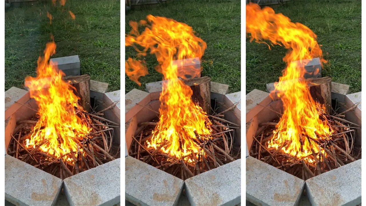 Captivating Fire in Slow Motion