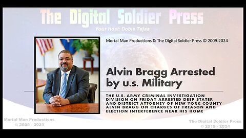 Alvin Bragg Arrested By U.S Military - October 3..