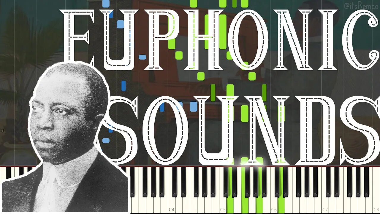 Scott Joplin - Euphonic Sounds 1909 (Ragtime Piano Synthesia)