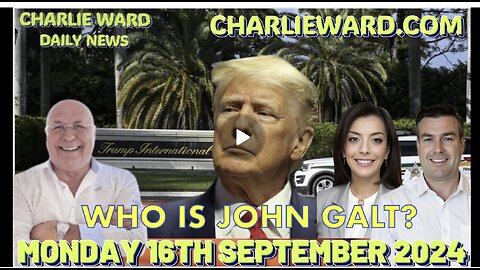 CHARLIE WARD DAILY NEWS BRIEF-2ND ASSASSINATION ATTEMPT ON TRUMP. JGANON, SGANON, JUAN O'SAVIN