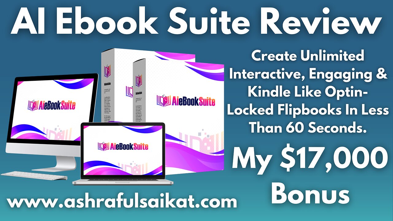 AI Ebook Suite Review - Create Best-Seller eBooks In Any Niche (Yogesh Agarwal)