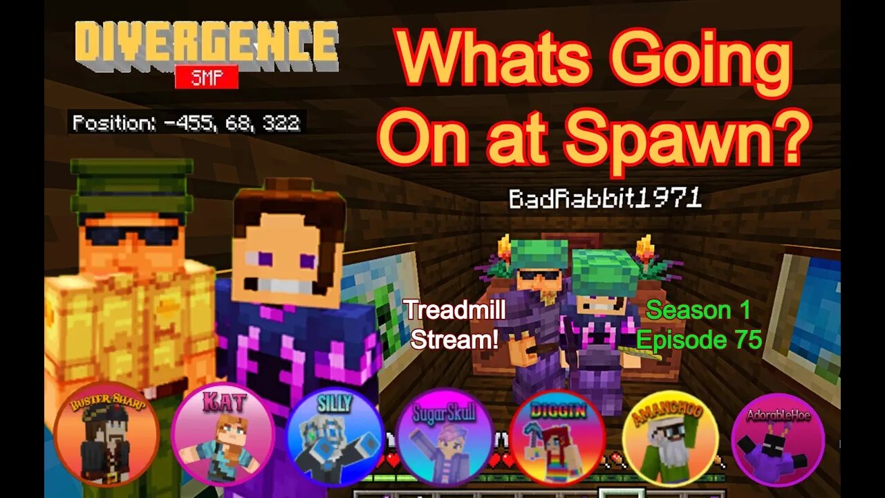 S1, EP75, Wait, Whats going on at SPAWN?! #MiM on the #DivergenceSMP! #MiM on the #MandalliaSMP