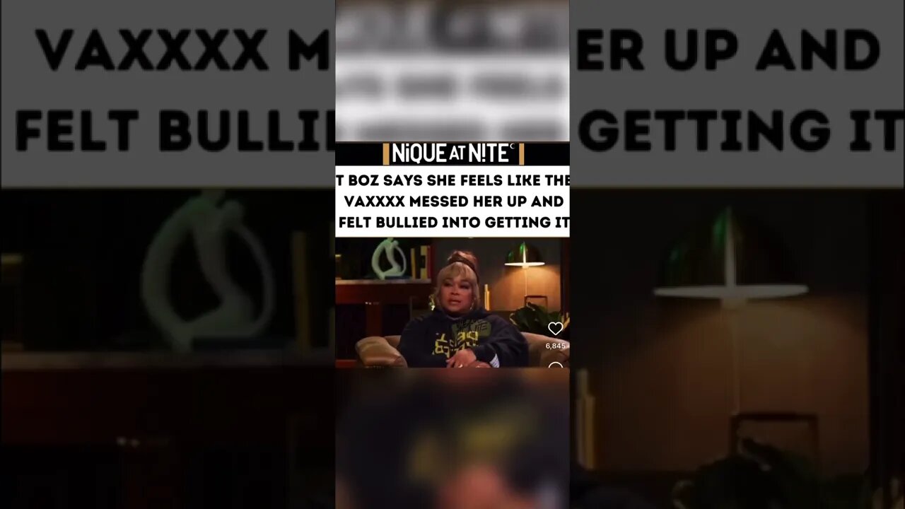 T- boz speaking her truth on the juice! Praying for people!