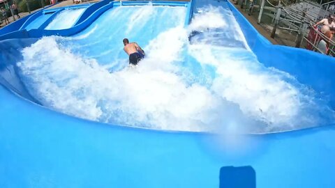 flowrider - Scott - 6 at Soak City, Kings Island