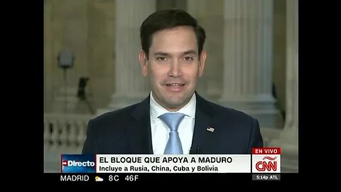 Rubio habla con CNN en Español sobre el apoyo multilateral a Juan Guaidó