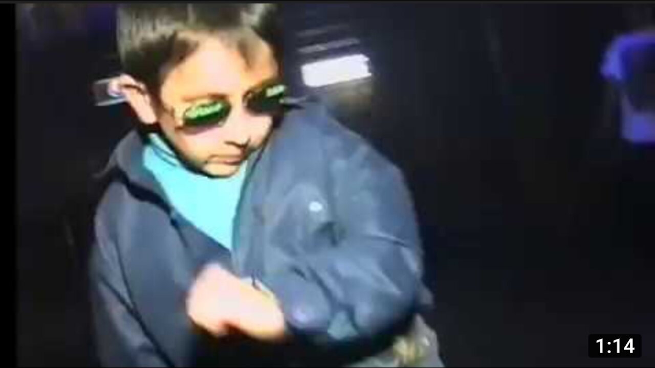 Famous disco meme kid