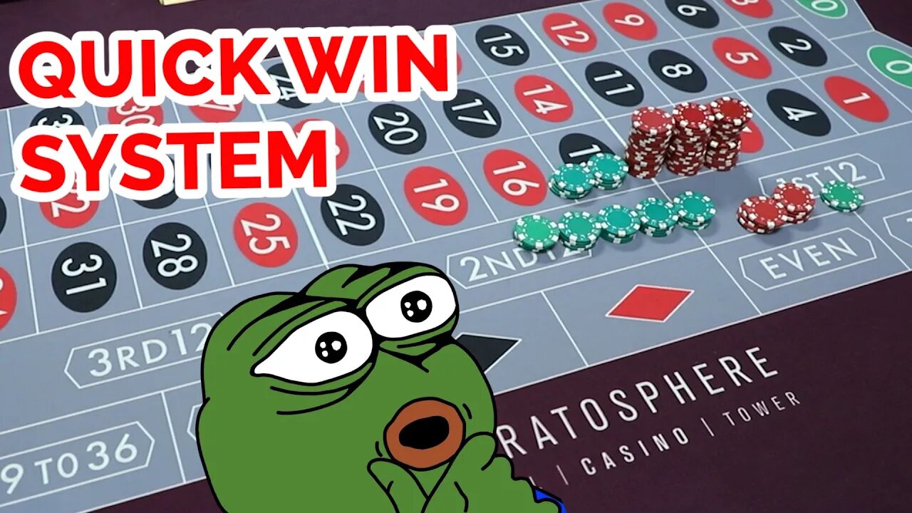 QUICK $100 WIN "Mastro" Roulette System Review
