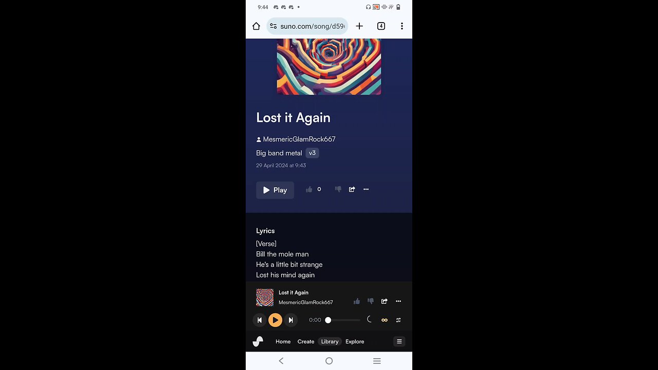 ai song about a moleman