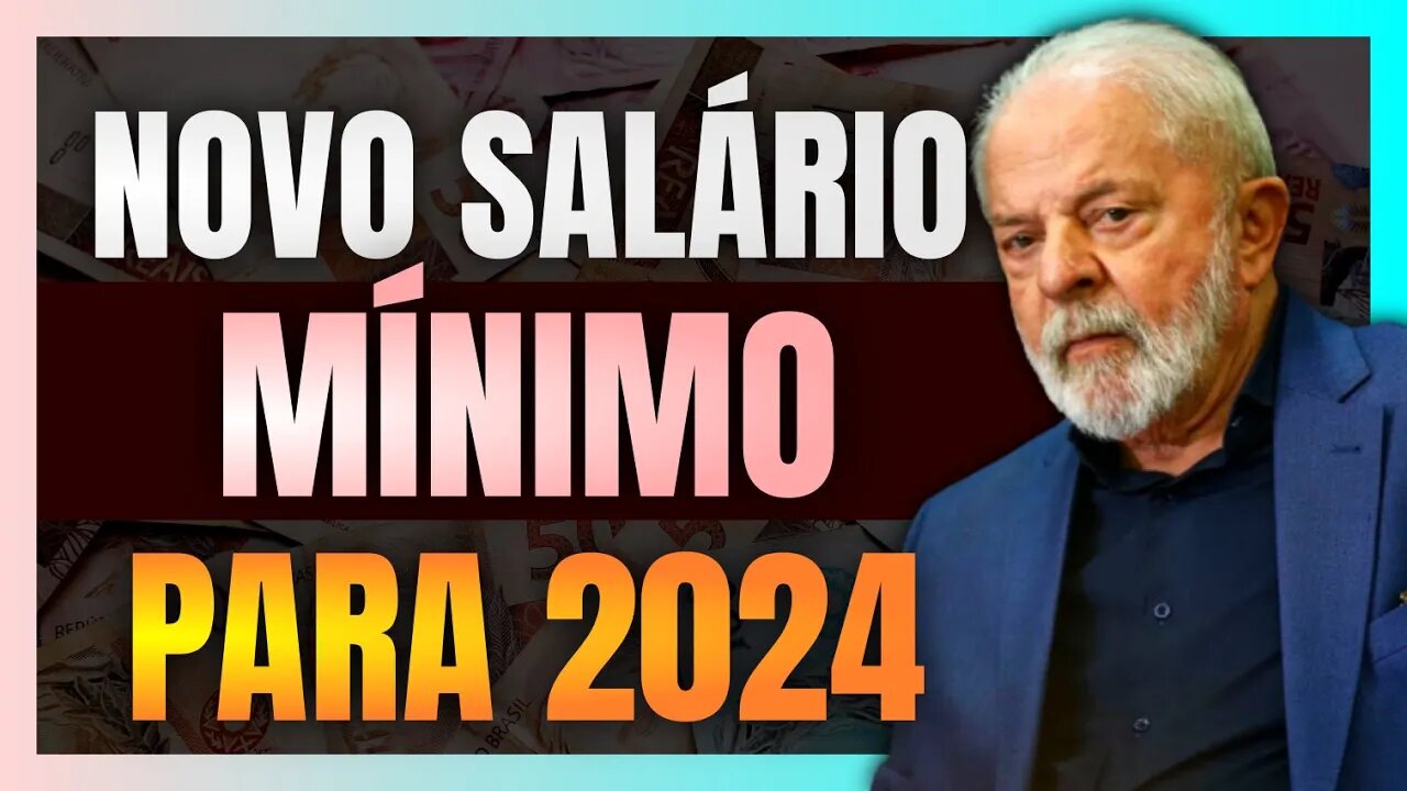 Governo LULA prevê SALÁRIO MÍNIMO de R$ 1.421,00 para 2024