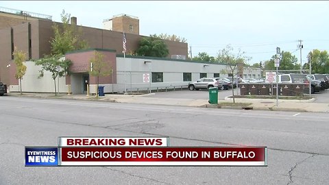 Scene clear after suspicious devices found outside Buffalo police station