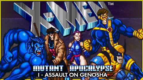 X-Men: Mutant Apocalypse (SNES). First Password.