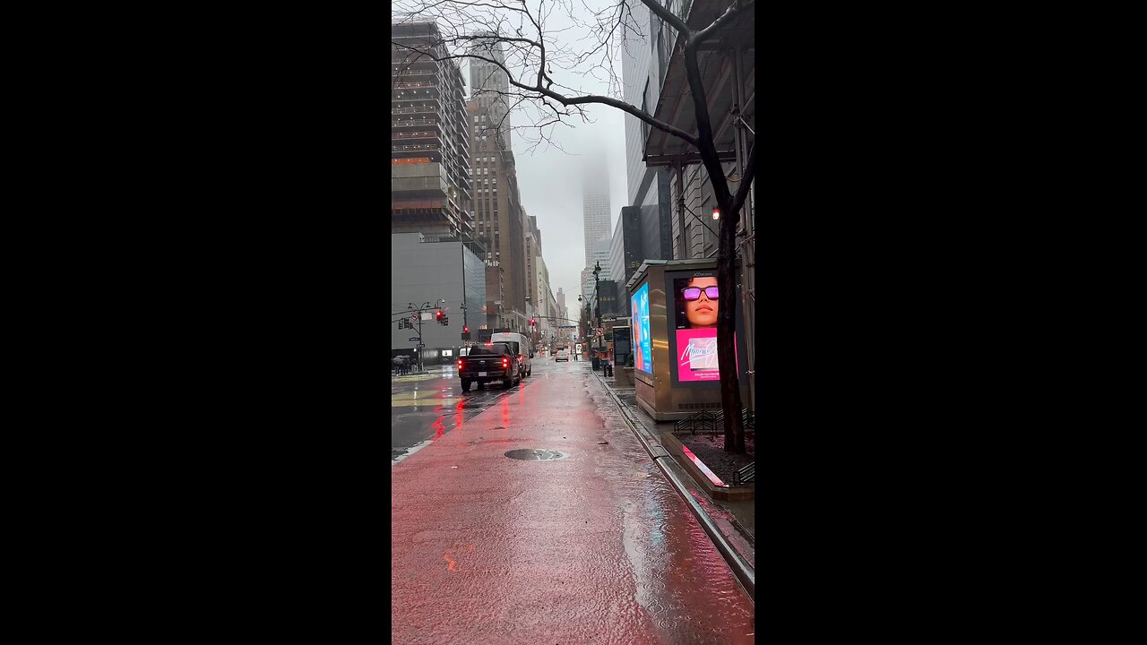 Walking in The Rain New York City