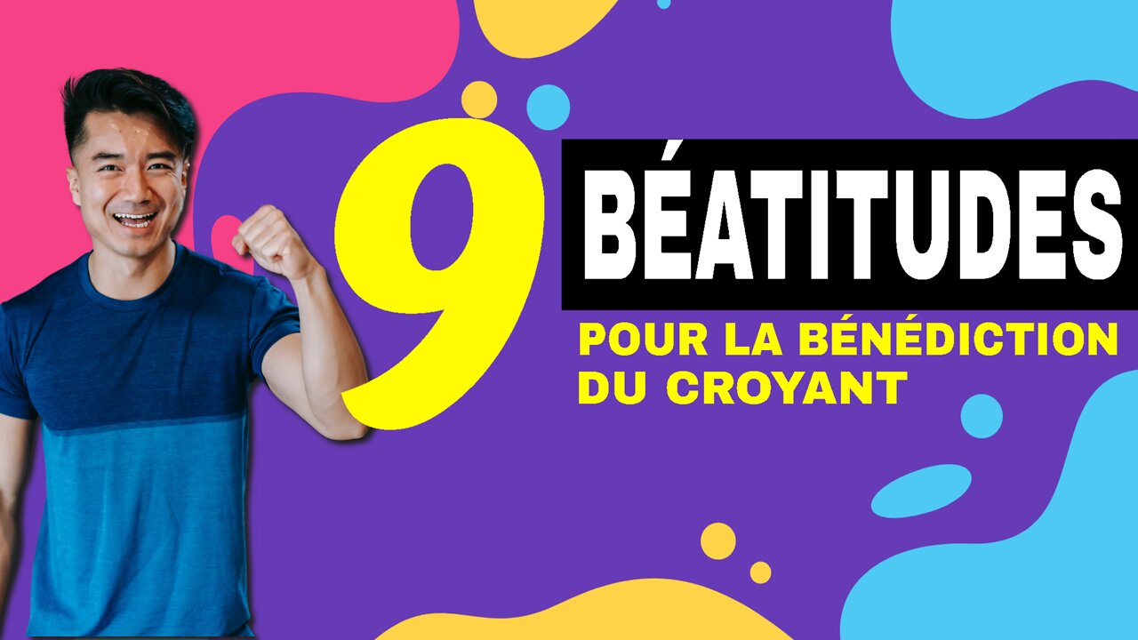 Les béatitudes de Christ: Heureux les pauvres en esprit.