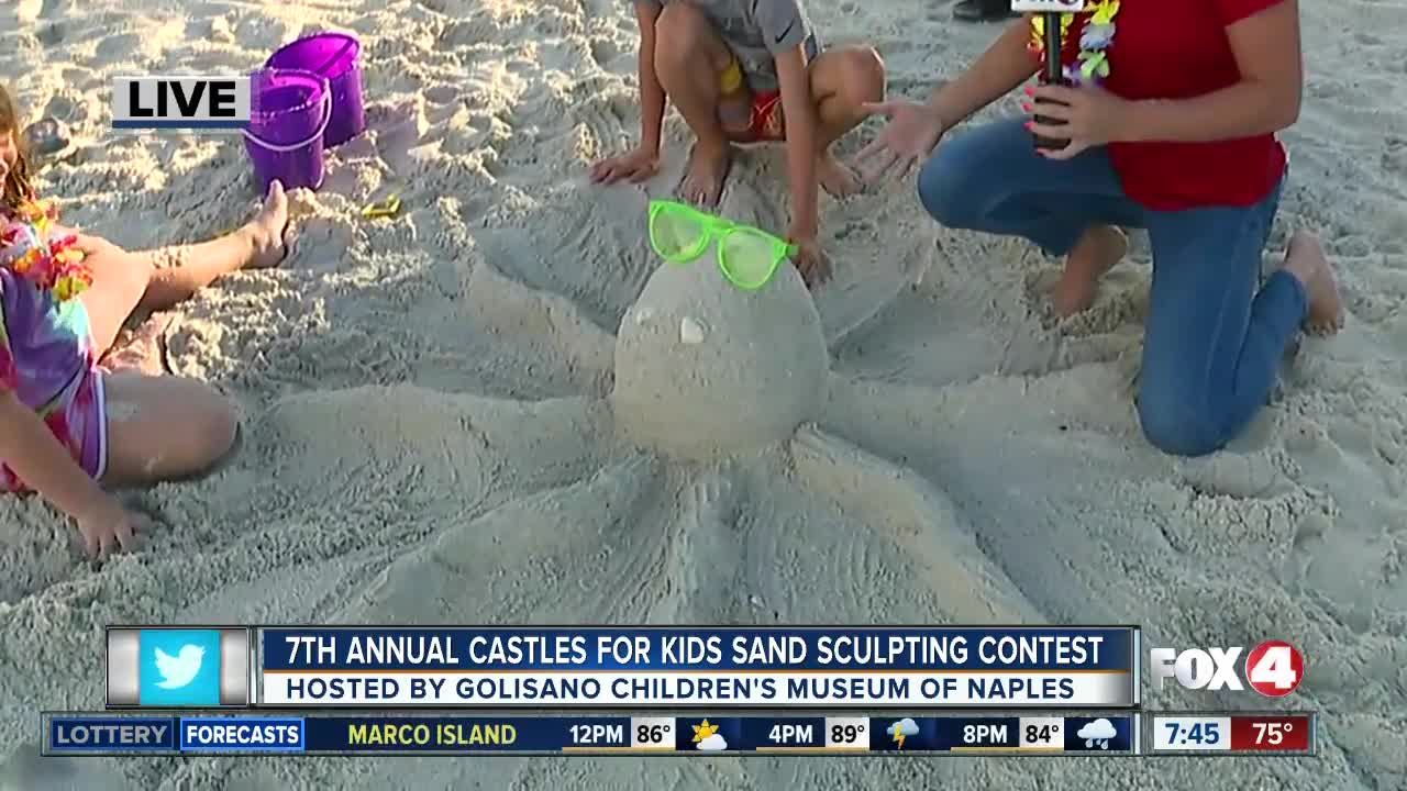 Golisano Children's Museum of Naples holds kids sand sculpting competition
