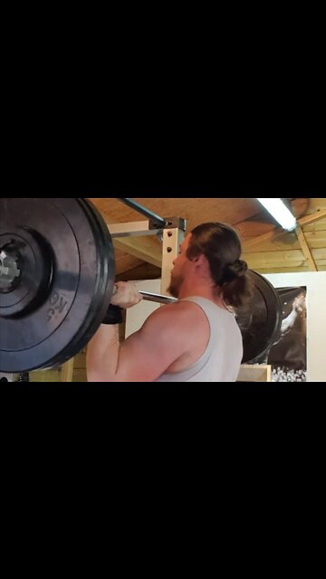 55 Kgs x 7 STRICT PAUSED Overhead Press. Takin' it easy.