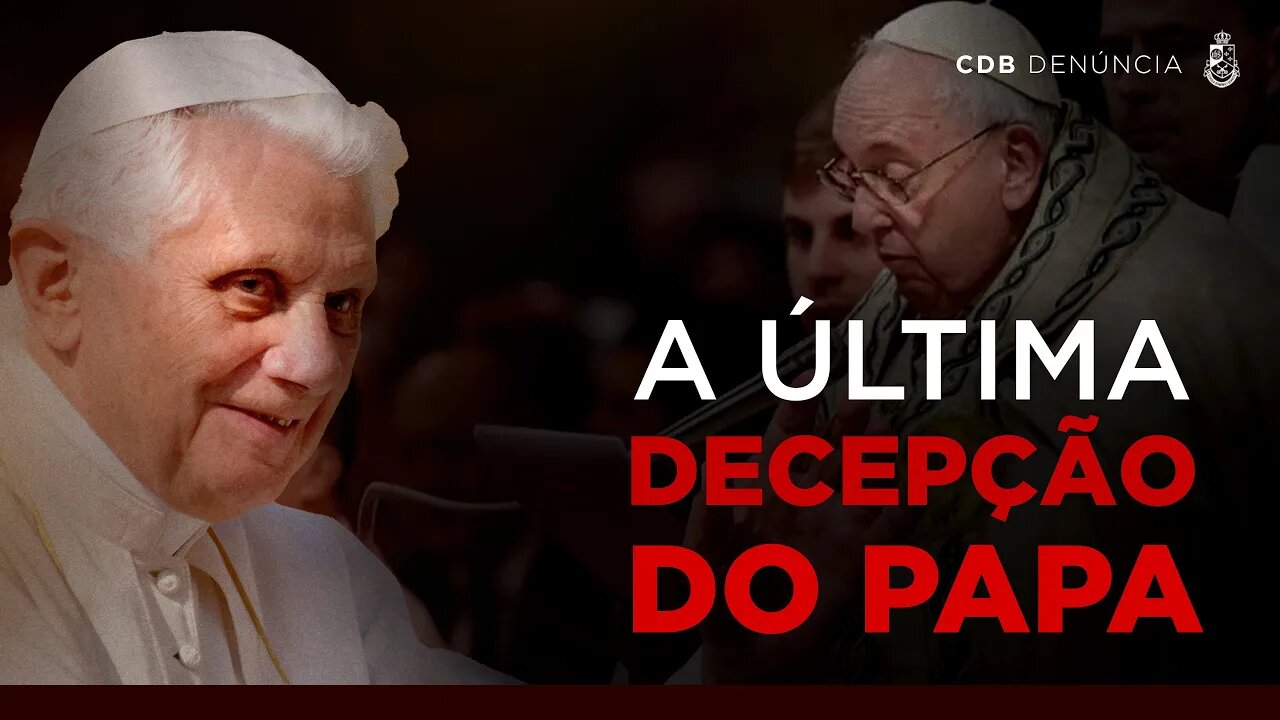 Secretário revela uma grande decepção do Papa Bento XVI!