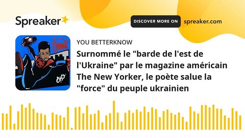 Surnommé le "barde de l'est de l'Ukraine" par le magazine américain The New Yorker, le poète salue l