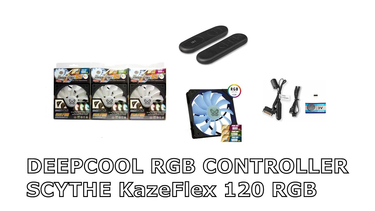 DEEPCOOL RGB CONTROLLER - SCYTHE KazeFlex 120 RGB