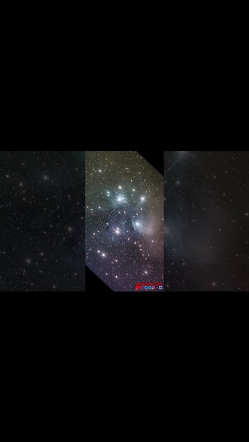 Seven Sisters. The Pleiades through my telescope🔭 #space #science #nasa #viral #telescope