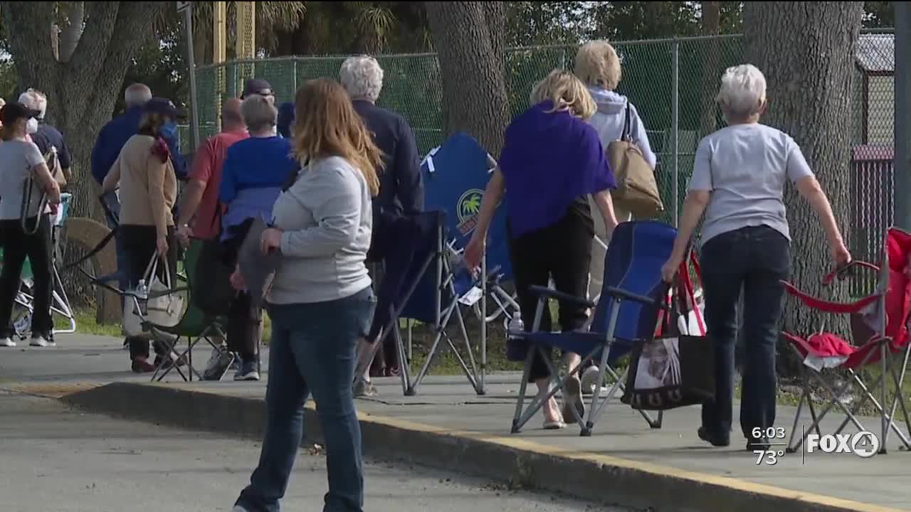 Lee County working to find solutions as concerns grow around "first come, first serve" vaccine sites