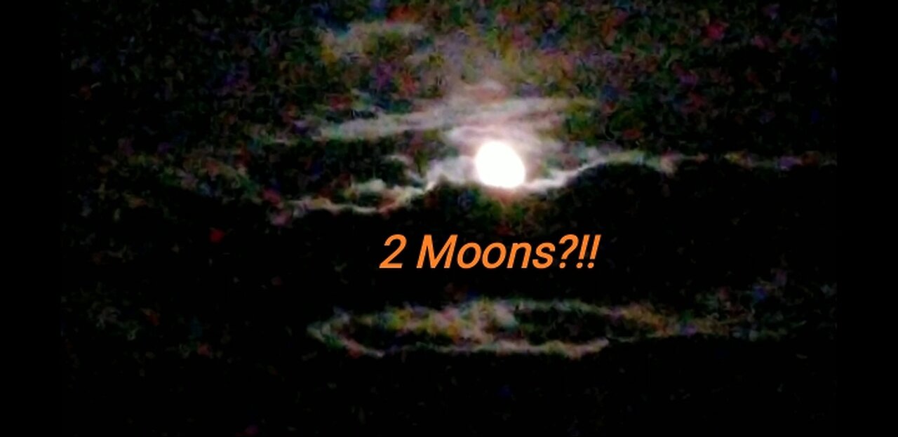 Project Blue Beam Projecting One Eye Symbolism in the Clouds Around the Moon!