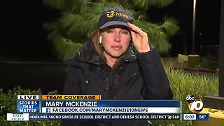 Fierce Santa Ana winds return across San Diego County