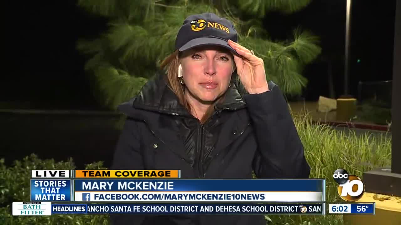 Fierce Santa Ana winds return across San Diego County