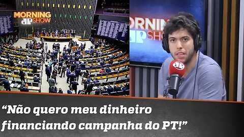 Coppolla: “Não quero meu dinheiro financiando campanha do PT. Ponto final!”