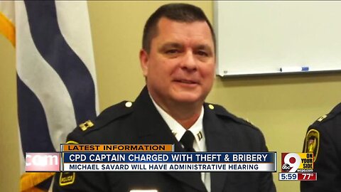 'Very tough day' for Cincinnati Police as captain charged with bribery, theft