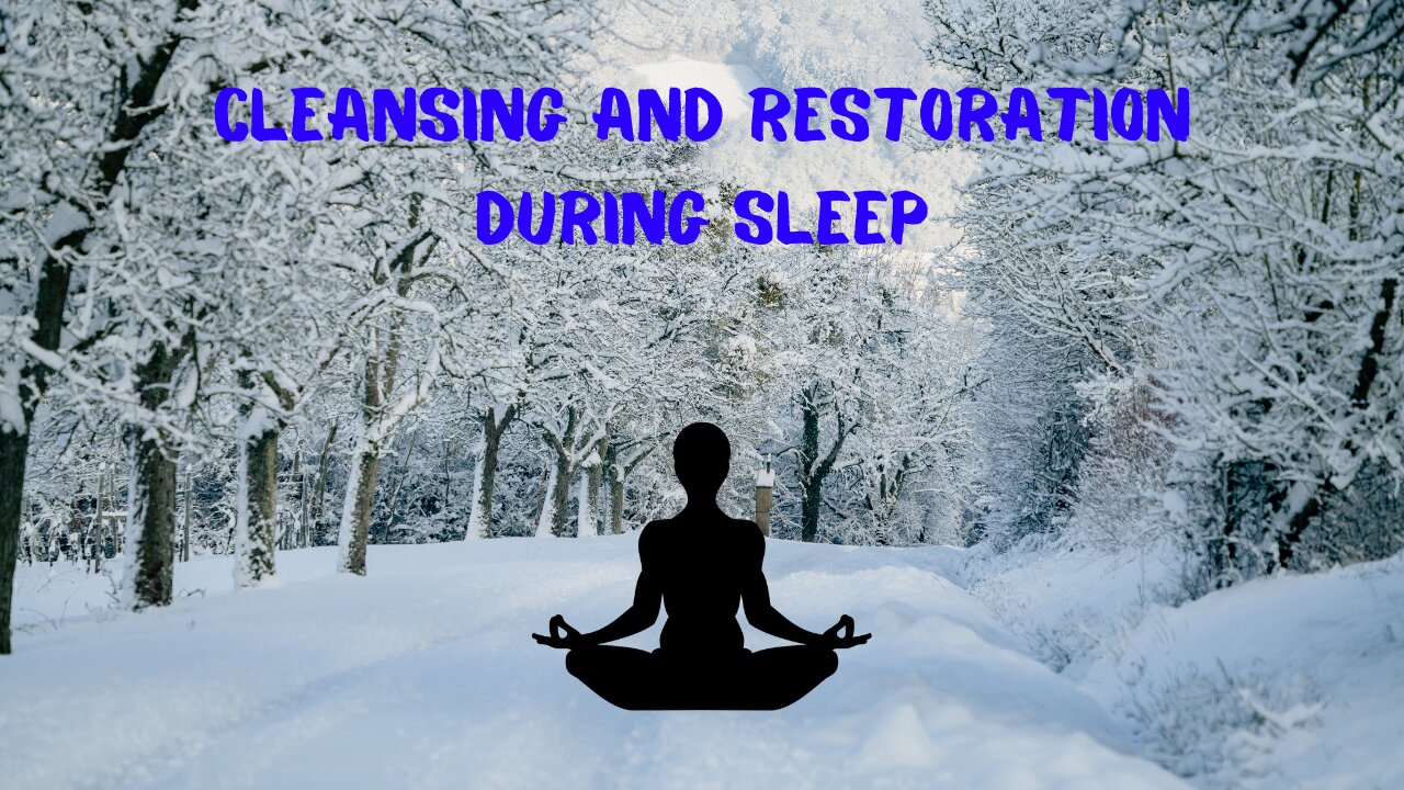 Snow Falling Down | Cleansing And Restoration During Sleep | Nerve Healing