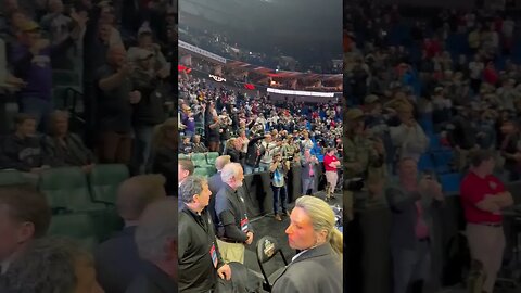 President Trump at the NCAA Wrestling Championship Finals in Tulsa