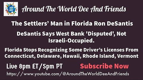 DeSantis Settlers Man, Florida Out Of State Driver License Changes