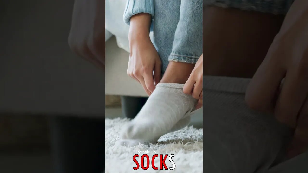 🧦 #SOCKS - Embracing Warmth as Socks Slide On, Tenderly Caressing Her Toes 🦵🏻