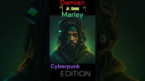 Damian Marley Cyberpunk Edition #reggae #jamaica #shorts