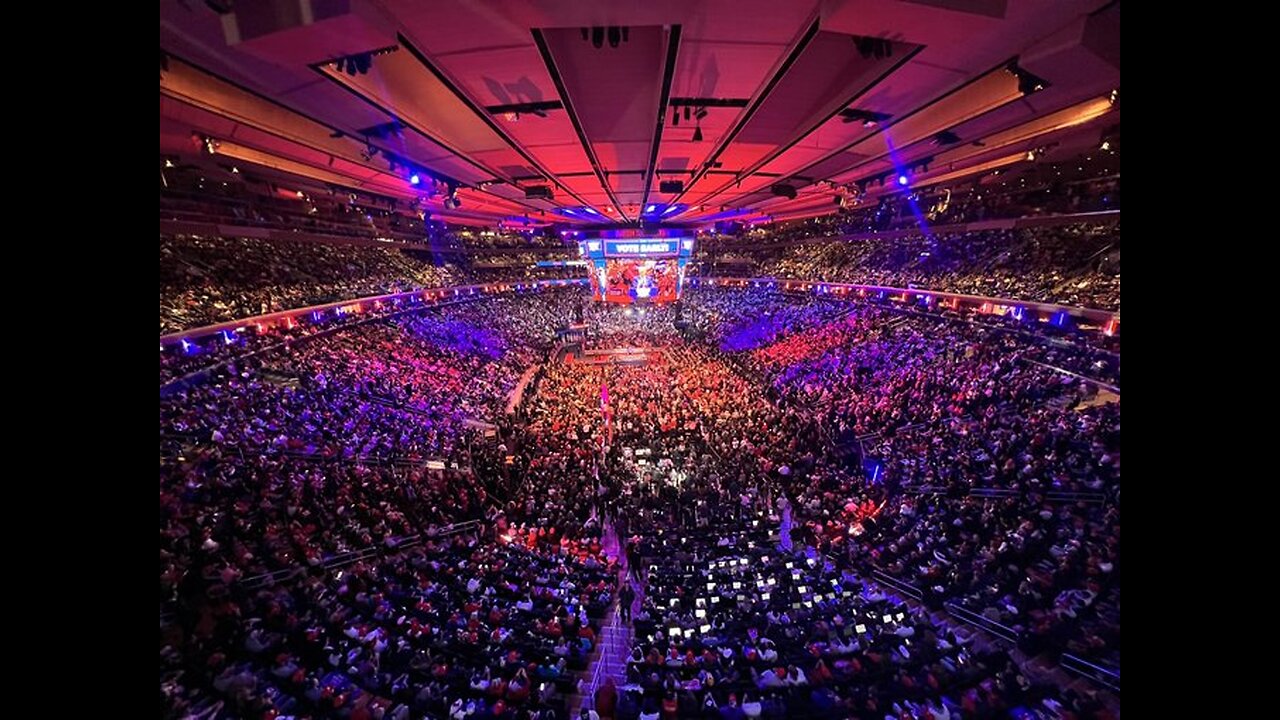 Lara and Eric Trump Madison Square Gardens 10/27/24