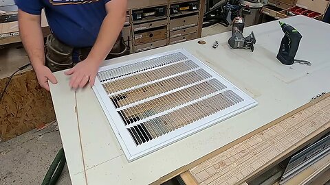 Installing A Vent In A Door || The Recreational Woodworker