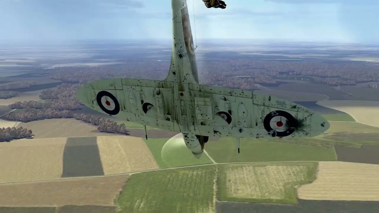 B109F-4 Dogfight Hurricane, Spitfire Mig (IL-2)