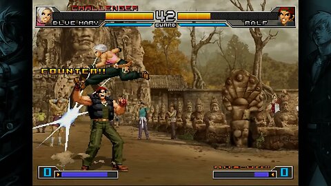 The King of Fighters 2002: Unlimited Match - Blue Mary vs Ralf - No Commentary 4K