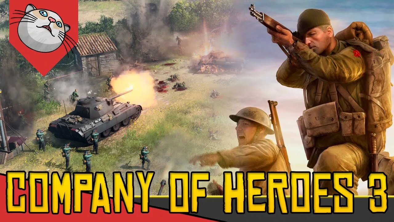 SEGUNDA GUERRA Mundial em RTS 2v2 - Company of Heroes 3 Pre Alpha [Gameplay Português PT-BR]