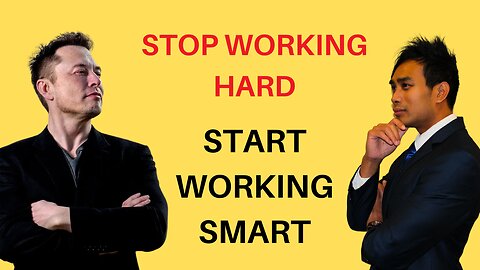 Stop working hard Start working SMART