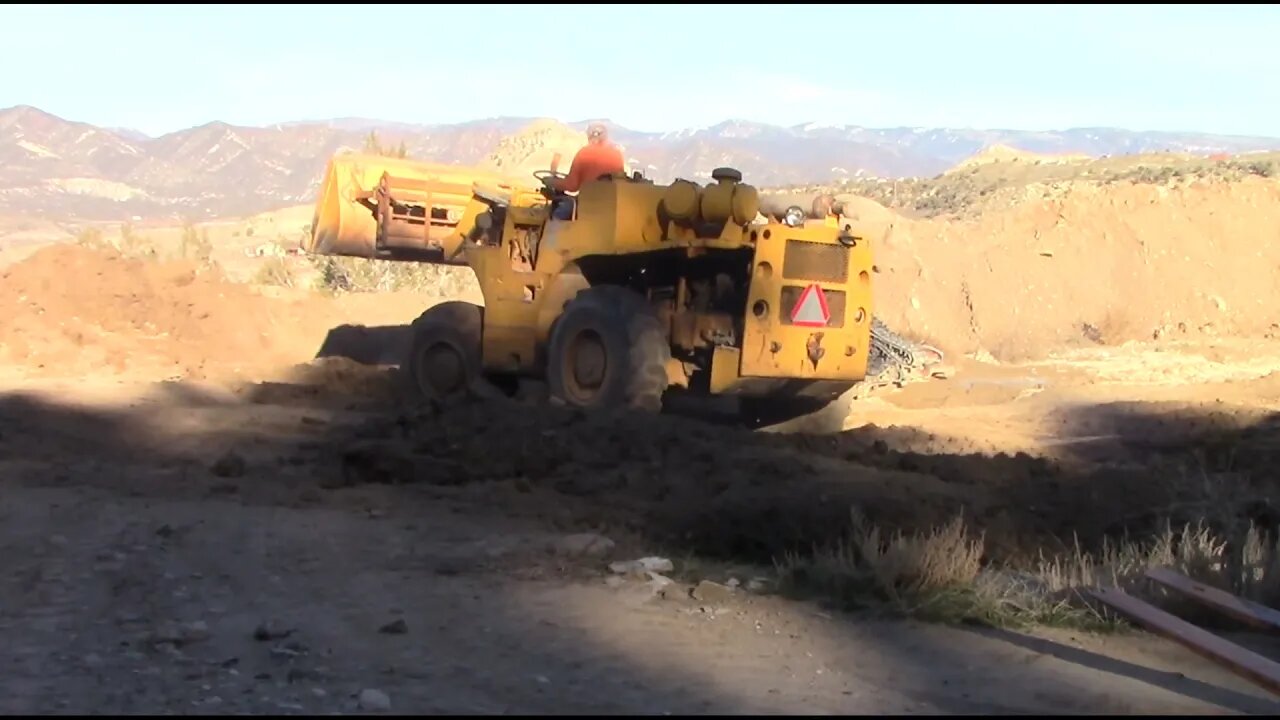 Bulldozing A Drainage Ditch